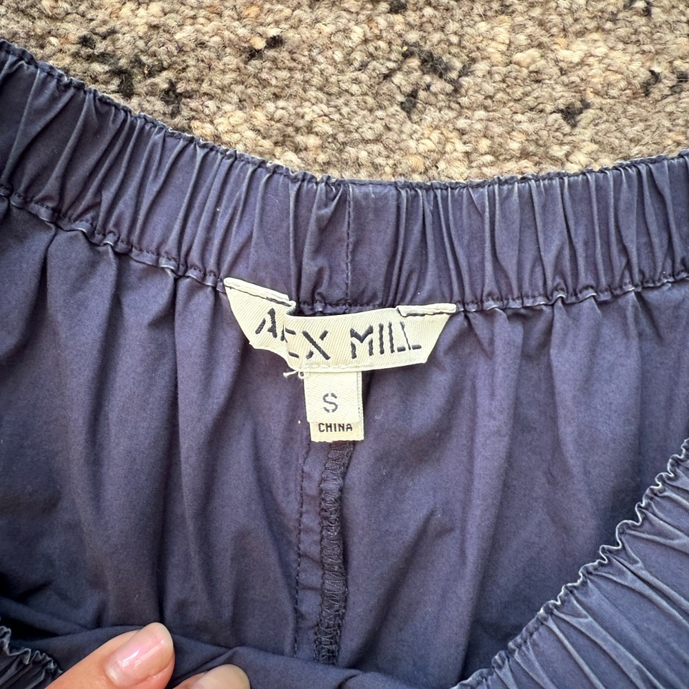 Alex Mill Paper Poplin Pull-On Midi Skirt - Picture 7 of 8